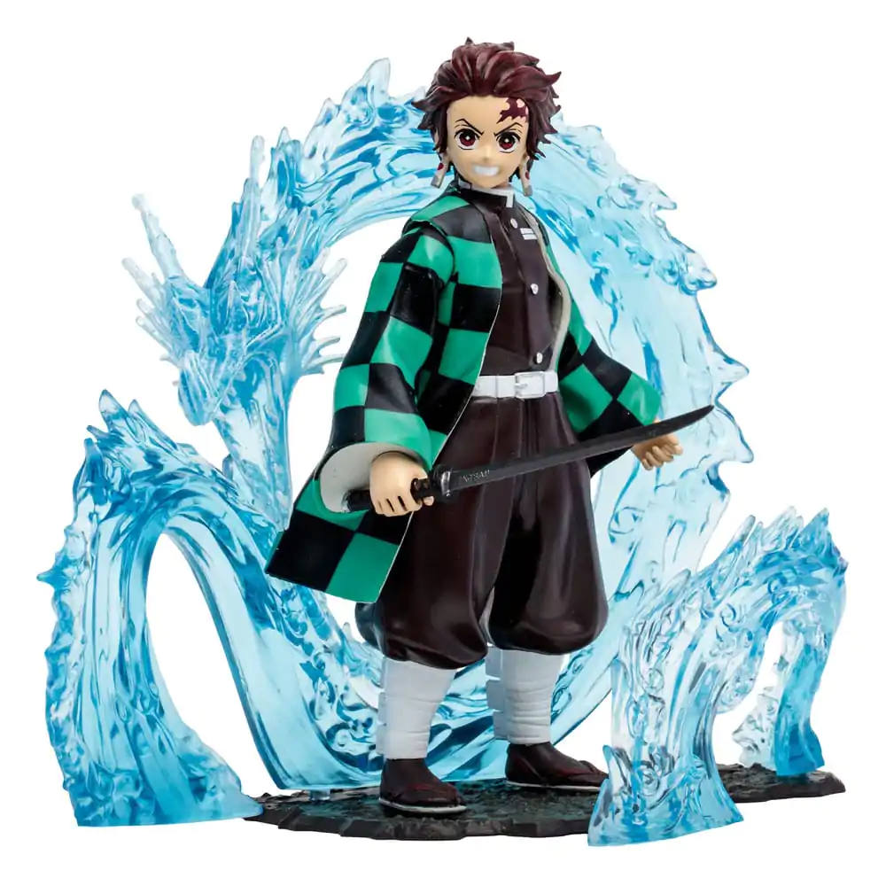 Demon Slayer: Kimetsu no Yaiba Actionfigur Tanjiro Water Dragon 13 cm termékfotó