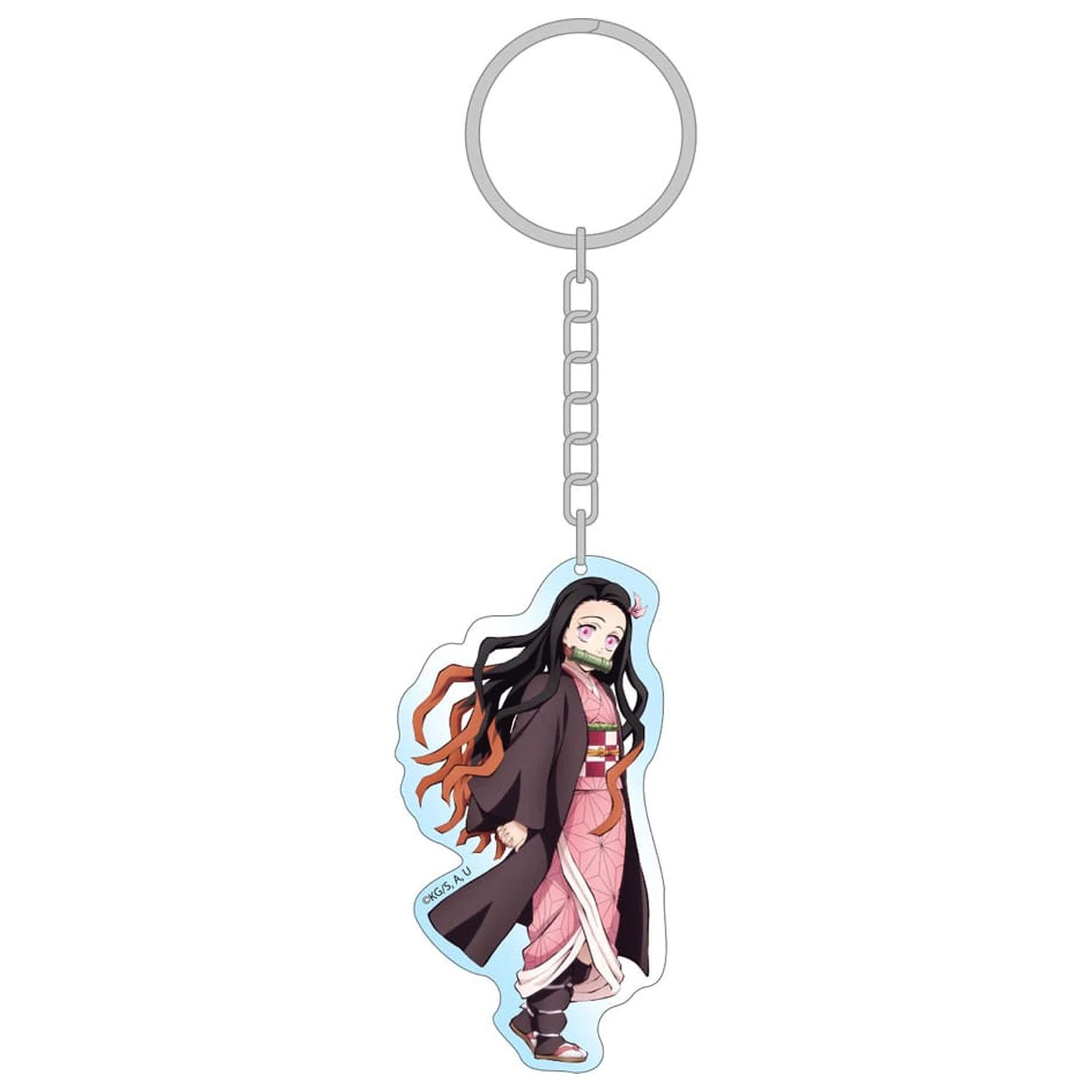 Demon Slayer: Kimetsu no Yaiba Acryl Schlüsselanhänger Nezuko Holografisch 7 cm Produktfoto