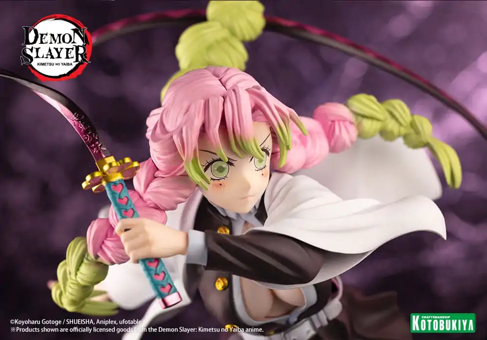 Demon Slayer: Kimetsu no Yaiba ARTFXJ Statue 1/8 Mitsuri Kanroji Bonus Edition 25 cm termékfotó