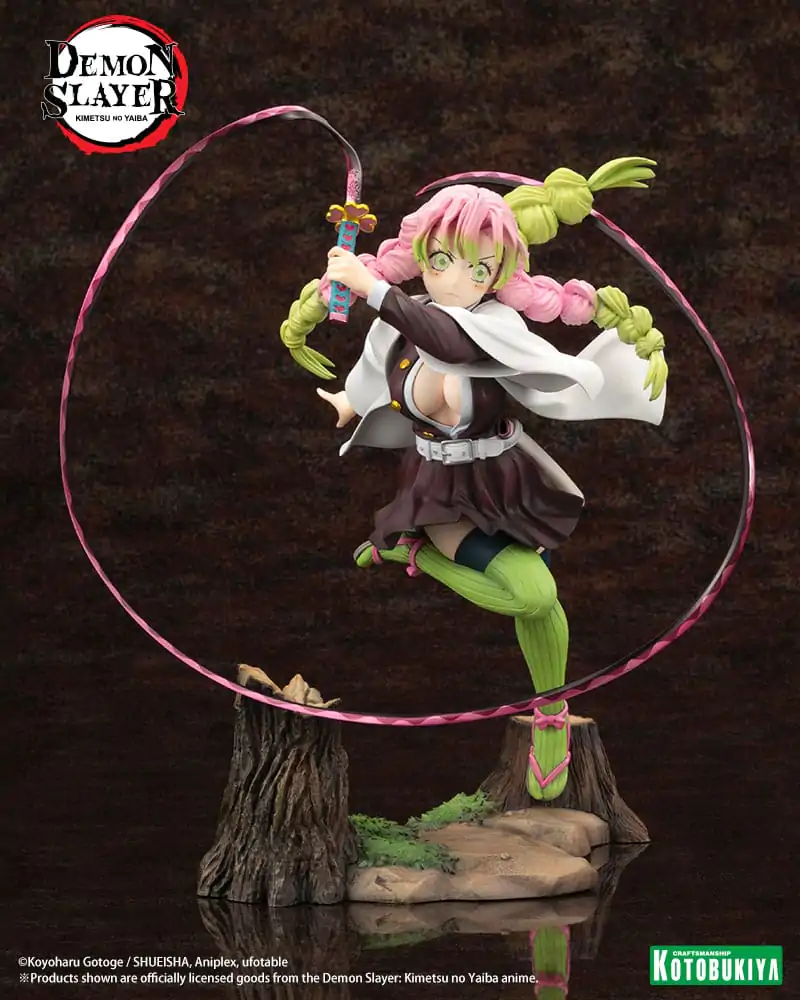 Demon Slayer: Kimetsu no Yaiba ARTFXJ Statue 1/8 Mitsuri Kanroji Bonus Edition 25 cm termékfotó