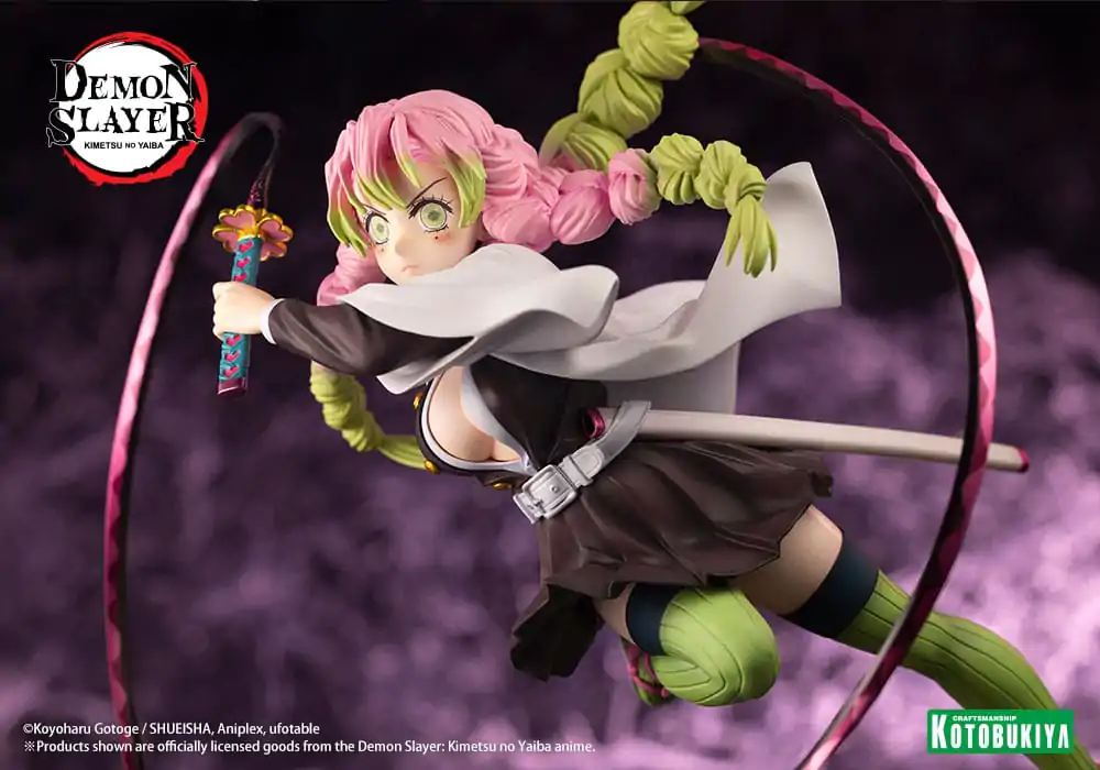 Demon Slayer: Kimetsu no Yaiba ARTFXJ Statue 1/8 Mitsuri Kanroji Bonus Edition 25 cm termékfotó