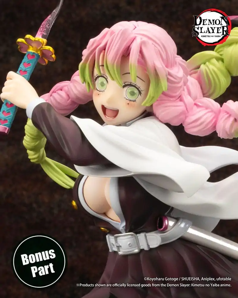 Demon Slayer: Kimetsu no Yaiba ARTFXJ Statue 1/8 Mitsuri Kanroji Bonus Edition 25 cm termékfotó