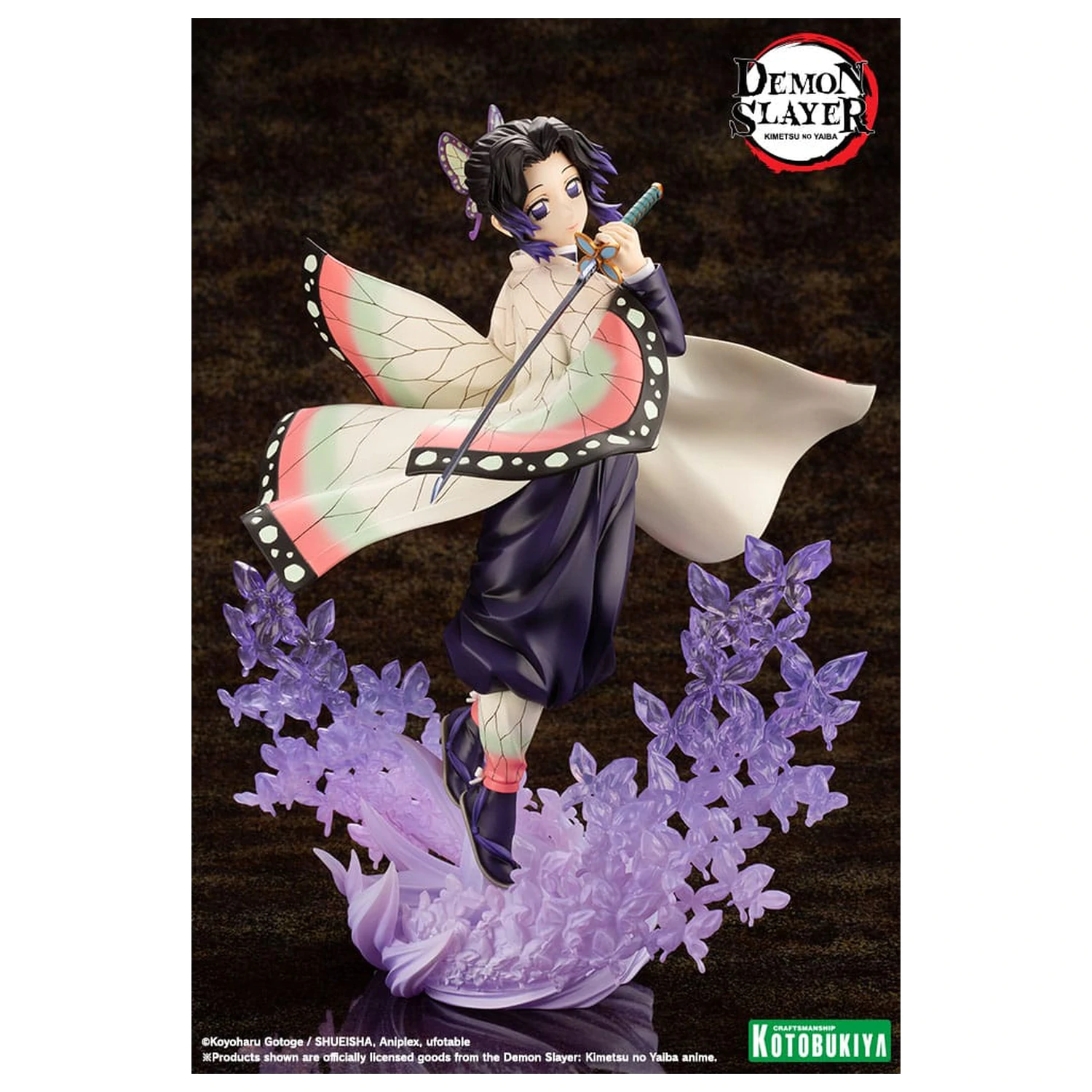 Demon Slayer: Kimetsu no Yaiba ARTFXJ Statue im Maßstab 1/8 Shinobu Kocho 25 cm Produktfoto