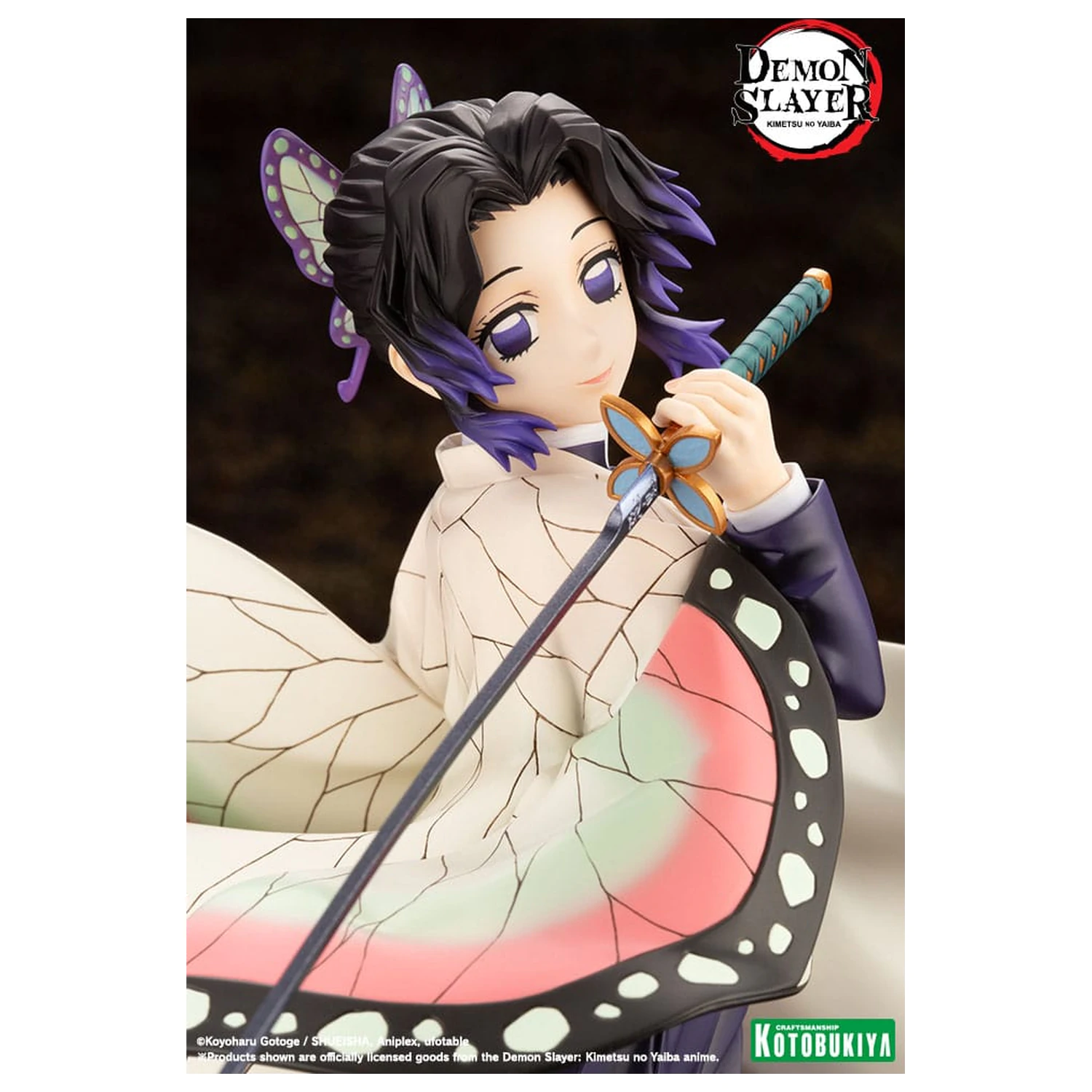 Demon Slayer: Kimetsu no Yaiba ARTFXJ Statue im Maßstab 1/8 Shinobu Kocho 25 cm Produktfoto