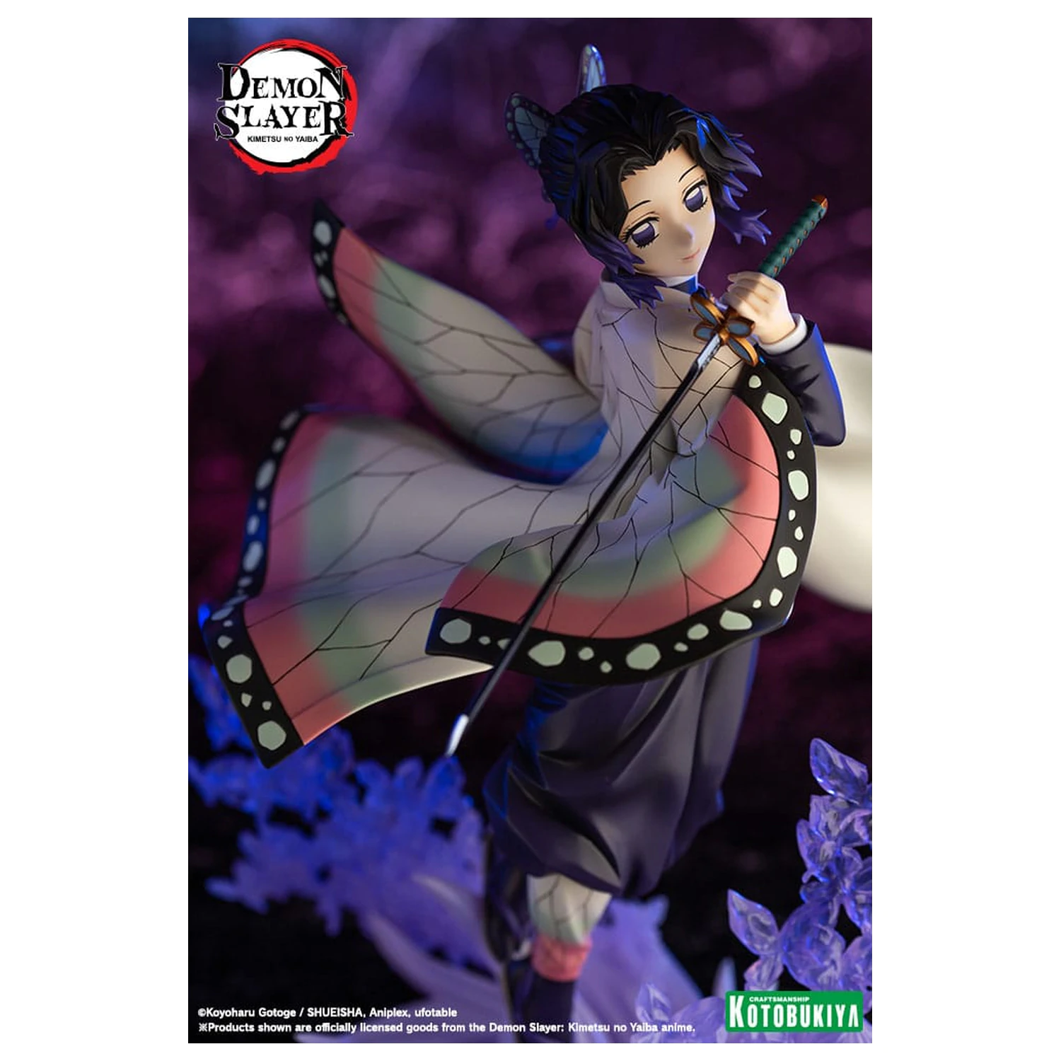 Demon Slayer: Kimetsu no Yaiba ARTFXJ Statue im Maßstab 1/8 Shinobu Kocho 25 cm Produktfoto