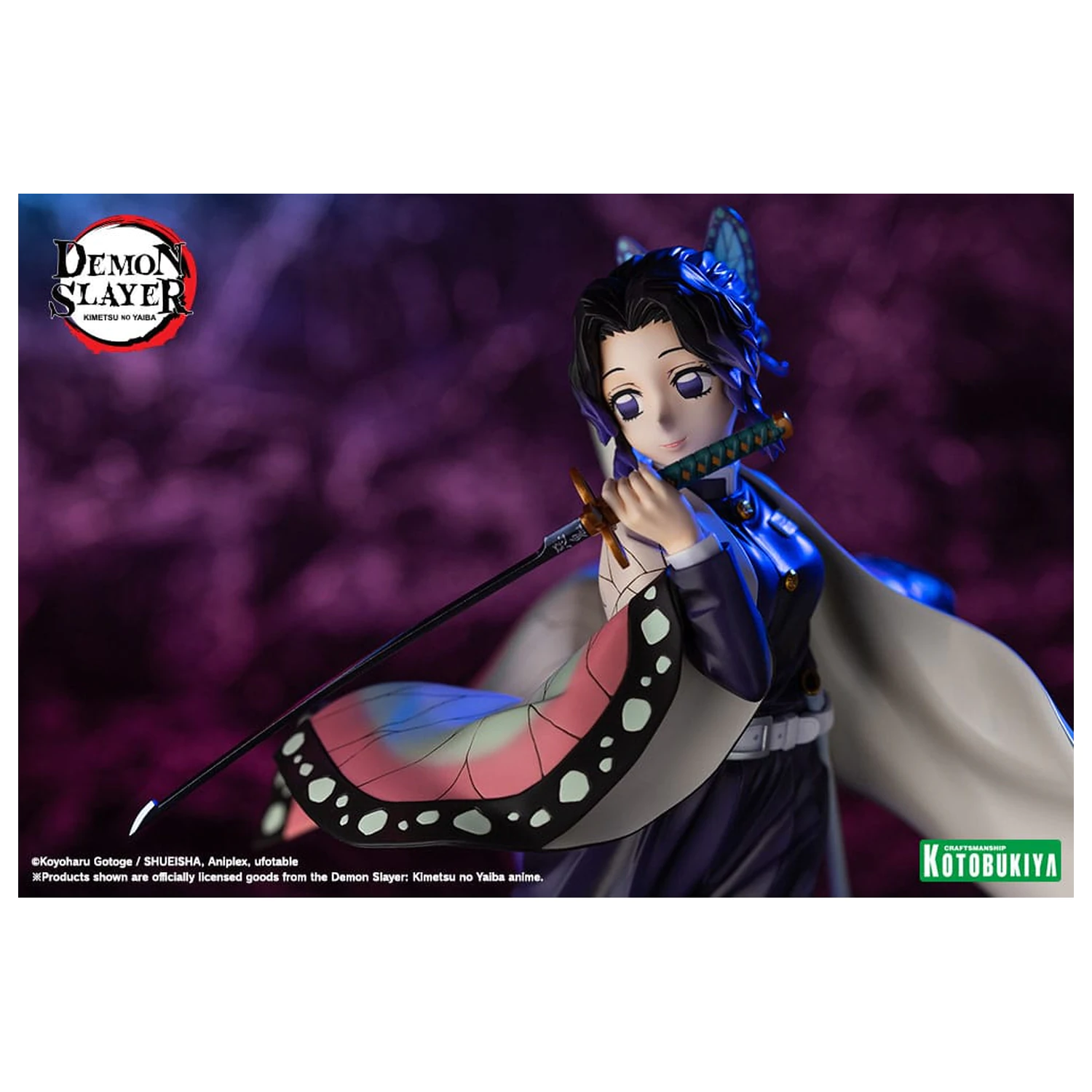 Demon Slayer: Kimetsu no Yaiba ARTFXJ Statue im Maßstab 1/8 Shinobu Kocho 25 cm Produktfoto