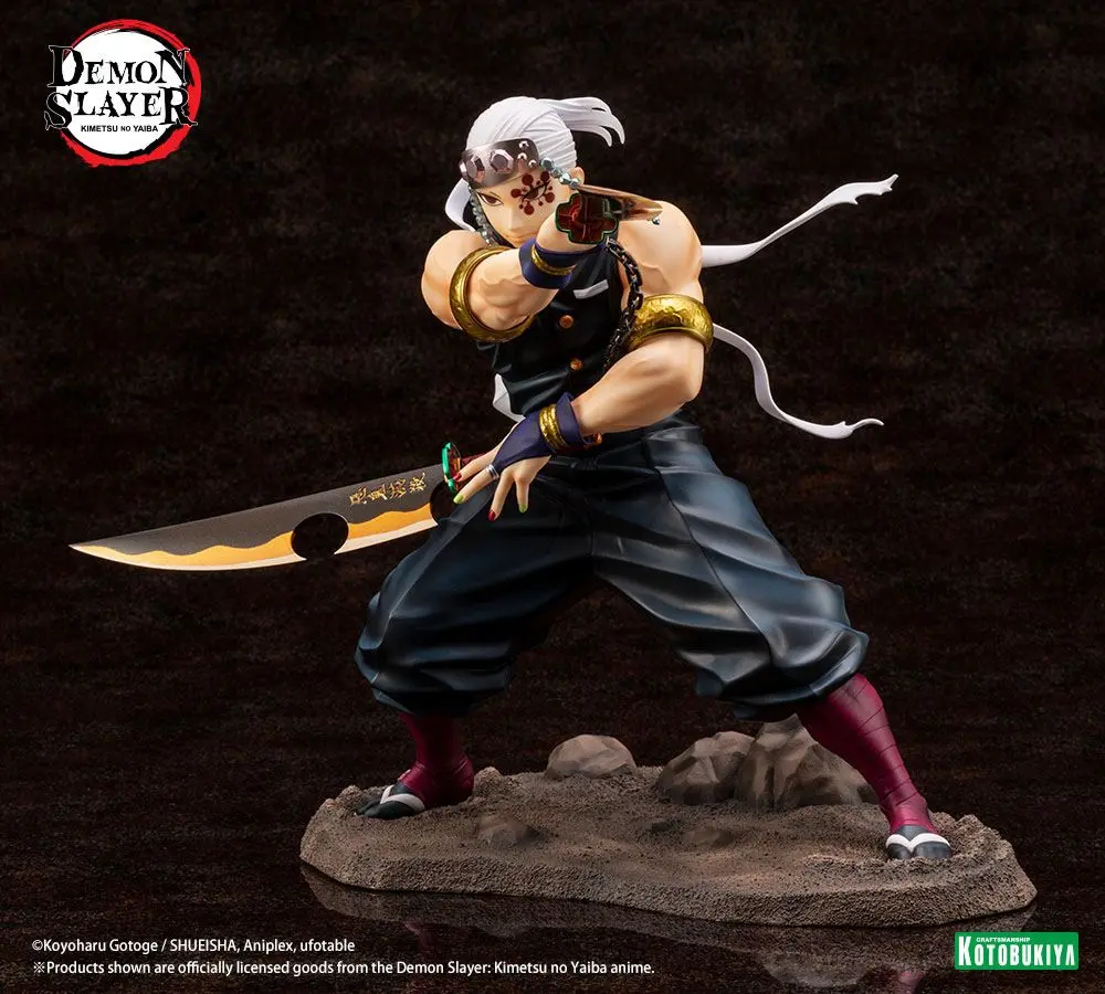 Demon Slayer: Kimetsu no Yaiba ARTFXJ Statue 1/8 Tengen Uzui Bonus Edition 23 cm termékfotó