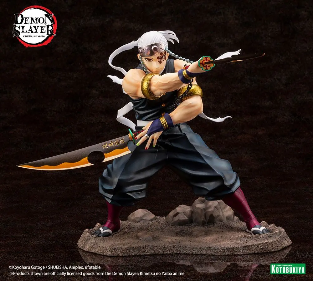 Demon Slayer: Kimetsu no Yaiba ARTFXJ Statue 1/8 Tengen Uzui Bonus Edition 23 cm termékfotó