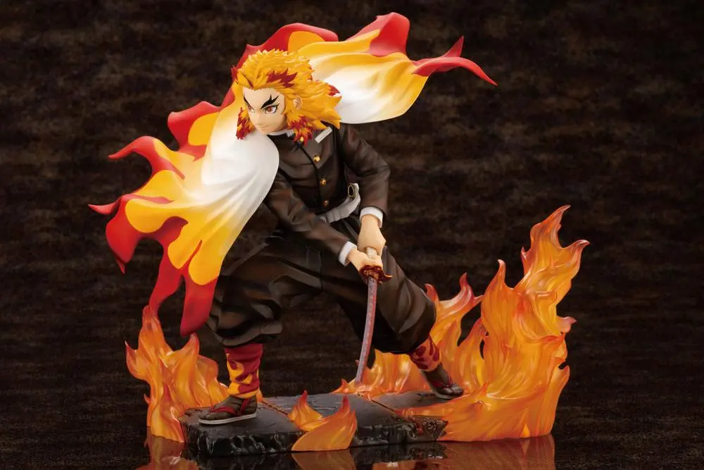 Demon Slayer: Kimetsu no Yaiba ARTFXJ Statue 1/8 Kyojuro Rengoku Bonus Edition 22 cm Produktfoto