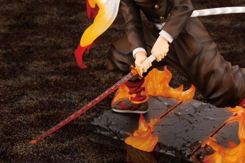 Demon Slayer: Kimetsu no Yaiba ARTFXJ Statue 1/8 Kyojuro Rengoku Bonus Edition 22 cm Produktfoto