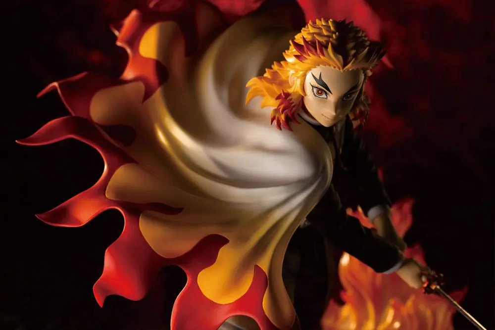 Demon Slayer: Kimetsu no Yaiba ARTFXJ Statue 1/8 Kyojuro Rengoku Bonus Edition 22 cm Produktfoto