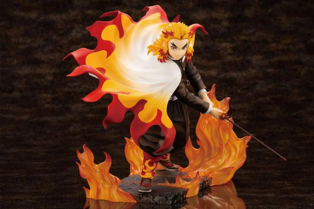 Demon Slayer: Kimetsu no Yaiba ARTFXJ Statue 1/8 Kyojuro Rengoku Bonus Edition 22 cm Produktfoto