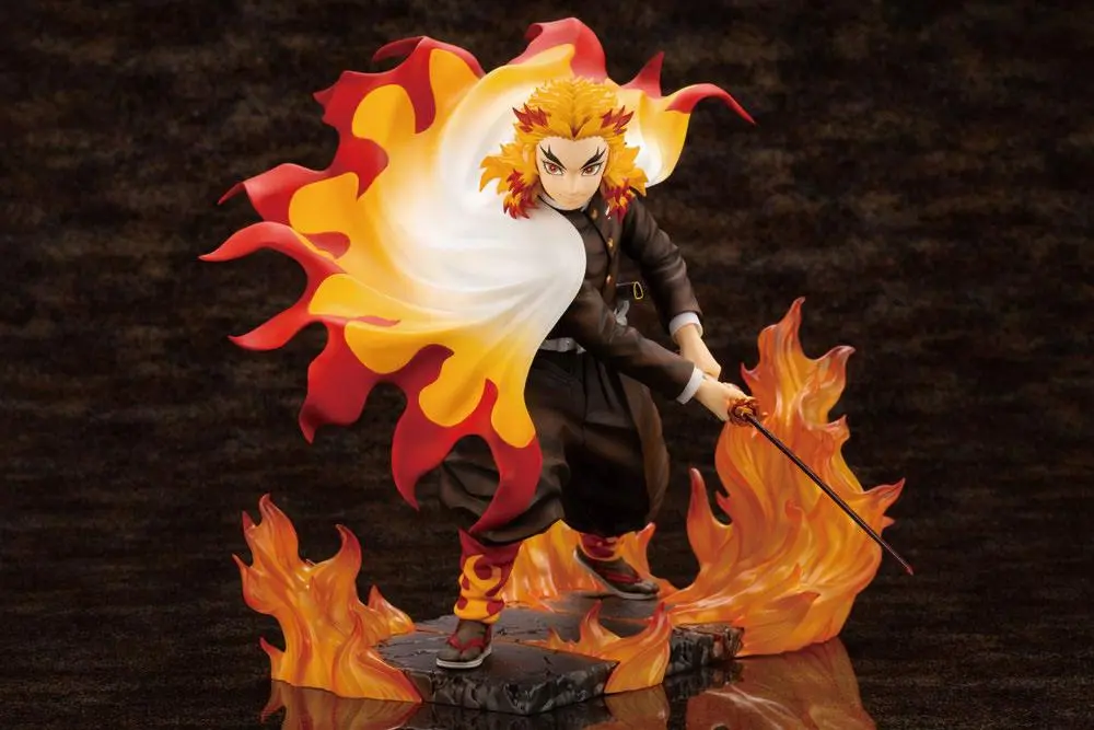 Demon Slayer: Kimetsu no Yaiba ARTFXJ Statue 1/8 Kyojuro Rengoku Bonus Edition 22 cm Produktfoto