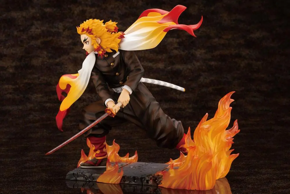 Demon Slayer: Kimetsu no Yaiba ARTFXJ Statue 1/8 Kyojuro Rengoku Bonus Edition 22 cm Produktfoto