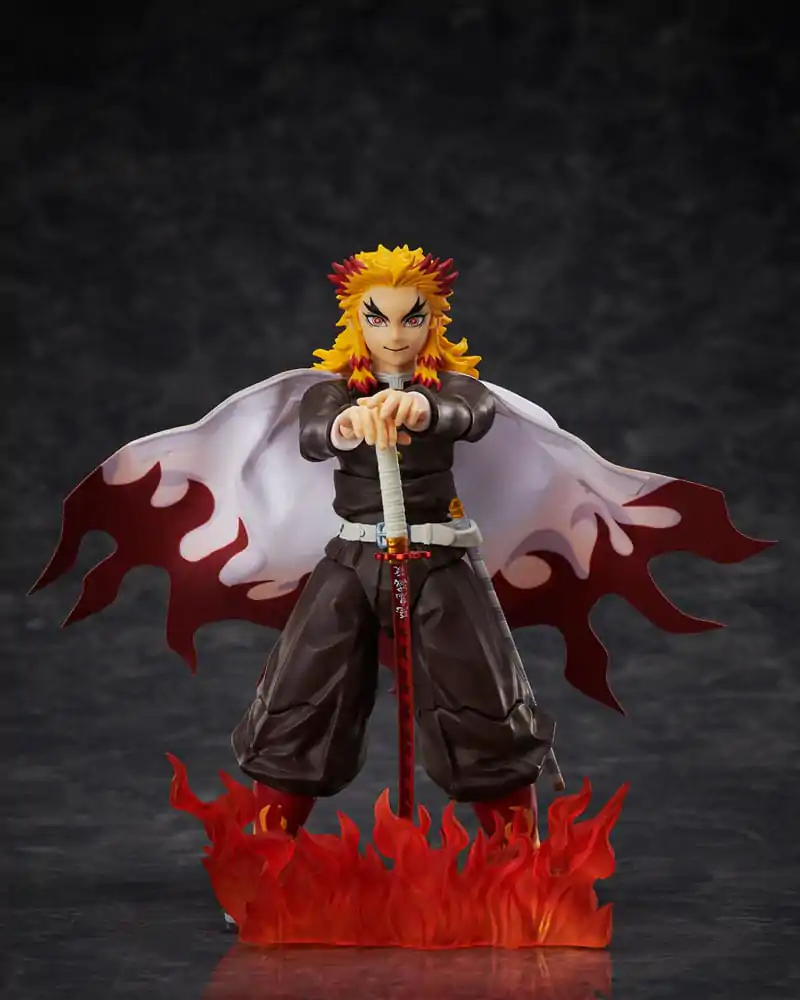 Demon Slayer: Kimetsu no Yaiba BUZZmod Actionfigur 1/12 Kyojuro Rengoku 14 cm termékfotó