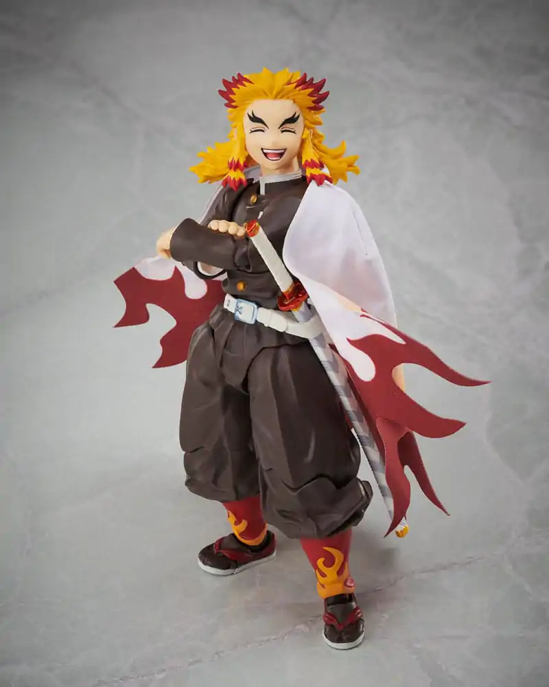 Demon Slayer: Kimetsu no Yaiba BUZZmod Actionfigur 1/12 Kyojuro Rengoku 14 cm termékfotó