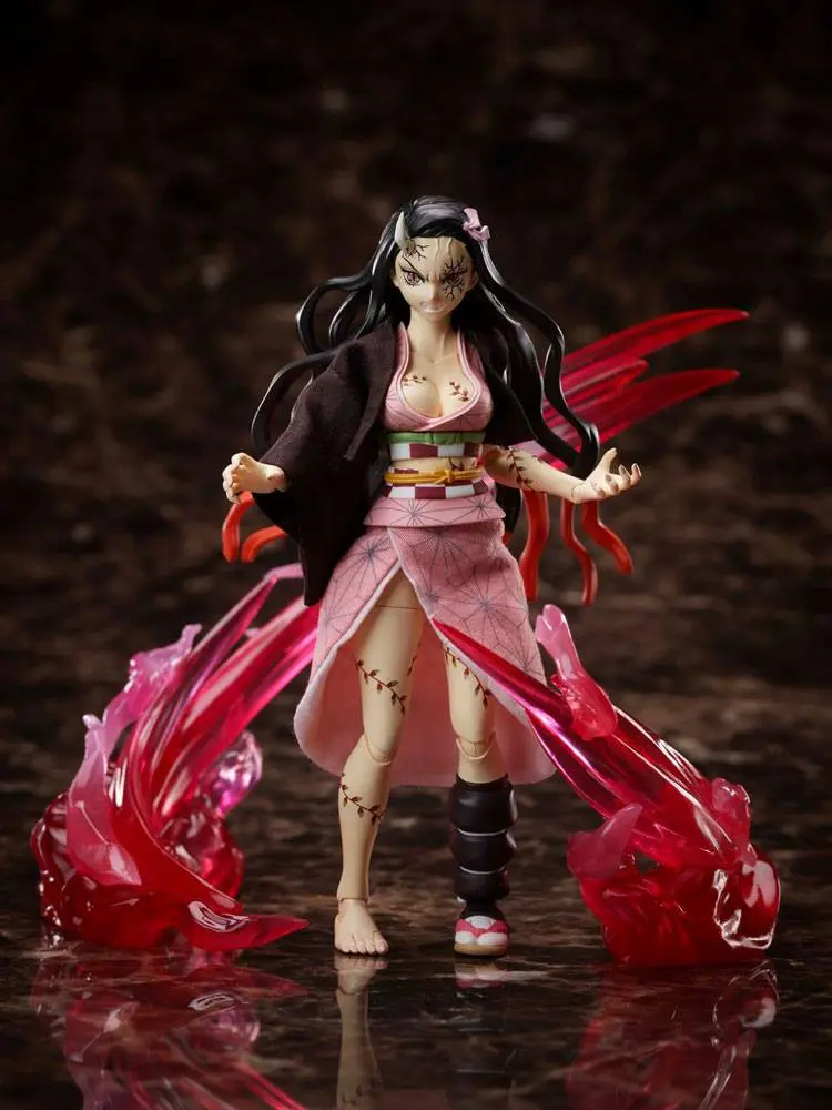 Demon Slayer: Kimetsu no Yaiba BUZZmod Actionfigur 1/12 Nezuko Kamado Demon Advancing Ver. 15 cm Produktfoto