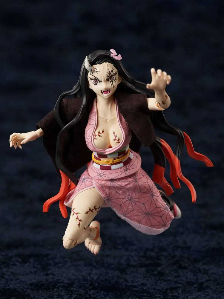 Demon Slayer: Kimetsu no Yaiba BUZZmod Actionfigur 1/12 Nezuko Kamado Demon Advancing Ver. 15 cm Produktfoto