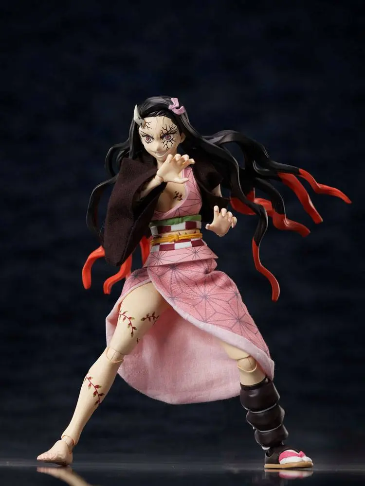 Demon Slayer: Kimetsu no Yaiba BUZZmod Actionfigur 1/12 Nezuko Kamado Demon Advancing Ver. 15 cm Produktfoto
