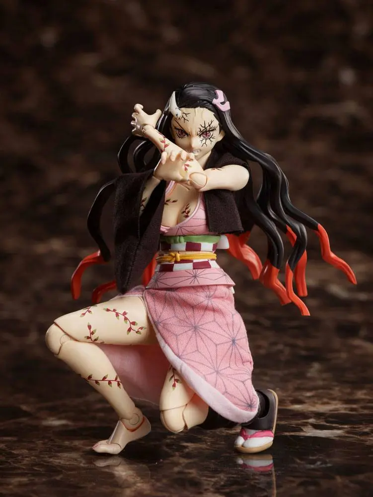 Demon Slayer: Kimetsu no Yaiba BUZZmod Actionfigur 1/12 Nezuko Kamado Demon Advancing Ver. 15 cm Produktfoto