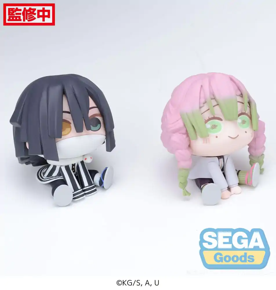Demon Slayer: Kimetsu no Yaiba Chubby Collection PVC Statue Mitsuri Kanroji &amp; Obanai Iguro (EX) 6 cm Produktfoto