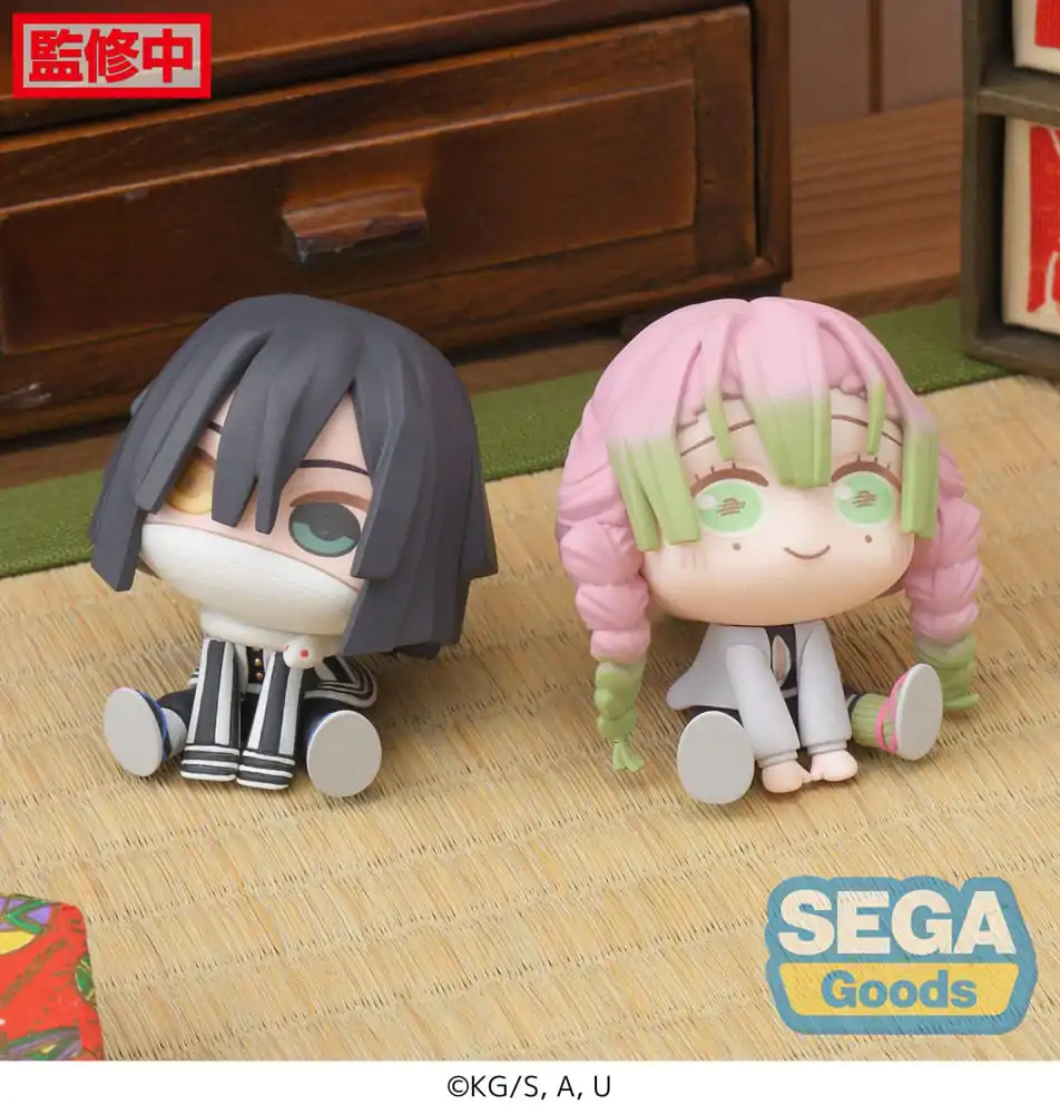 Demon Slayer: Kimetsu no Yaiba Chubby Collection PVC Statue Mitsuri Kanroji &amp; Obanai Iguro (EX) 6 cm Produktfoto