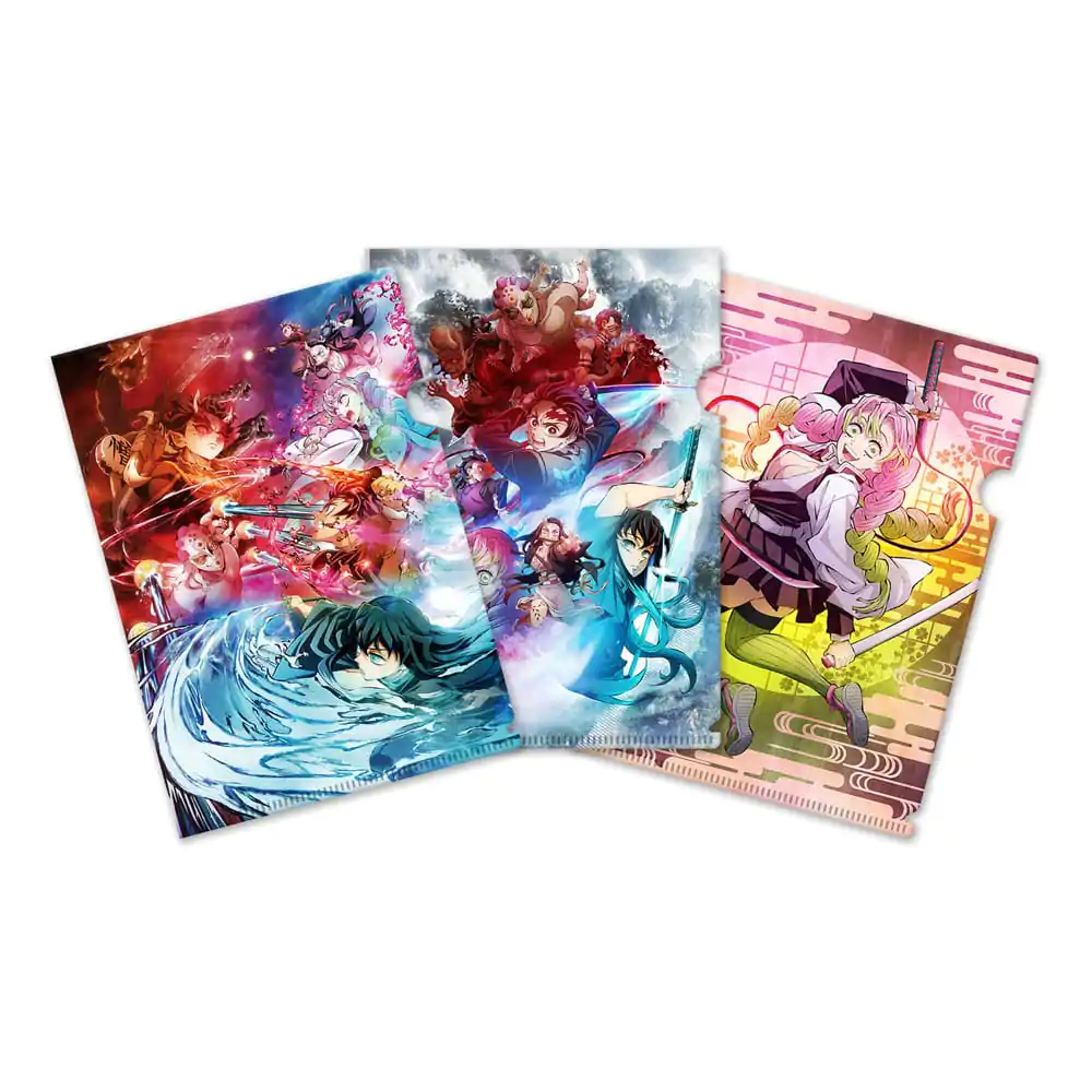 Demon Slayer: Kimetsu no Yaiba Klarsichtfolien 3er-Set 01 Produktfoto