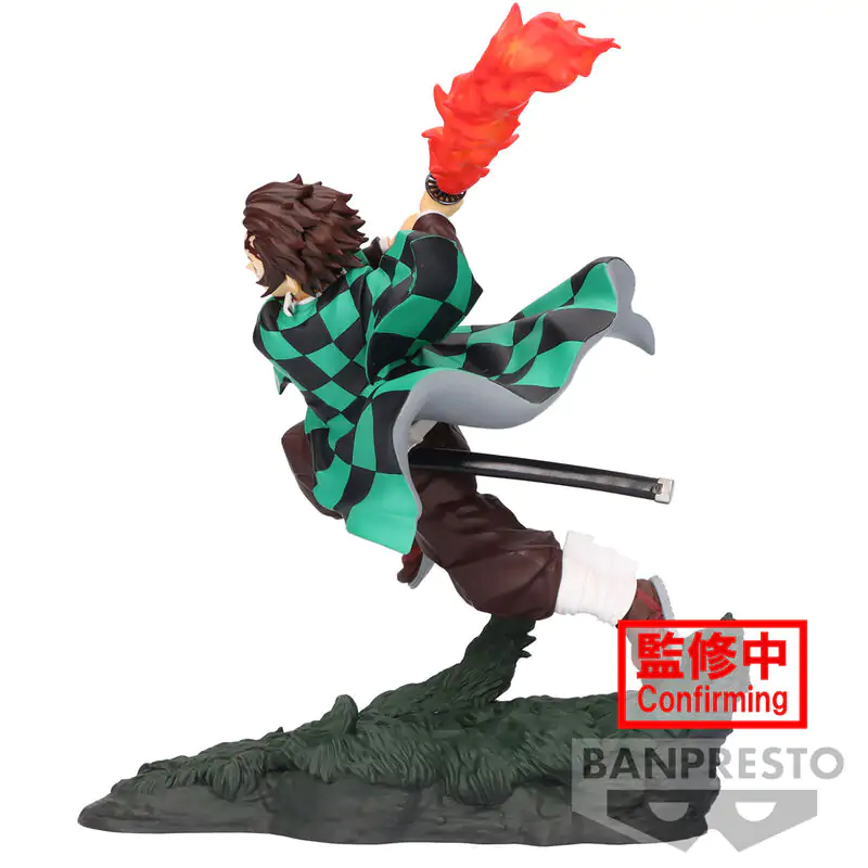 Demon Slayer Kimetsu no Yaiba Combination Battle Tanjiro Kamado Figur 9cm Produktfoto