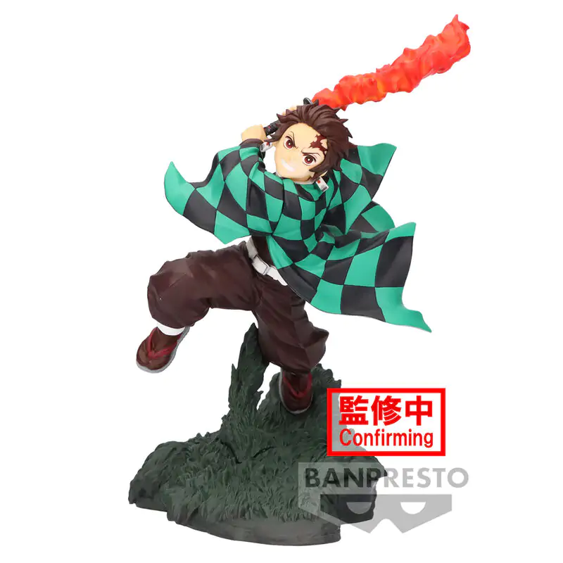 Demon Slayer Kimetsu no Yaiba Combination Battle Tanjiro Kamado Figur 9cm Produktfoto