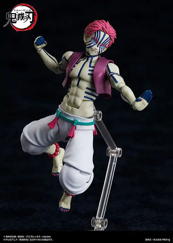 Demon Slayer: Kimetsu no Yaiba Figma Action Figur Akaza 15 cm Produktfoto