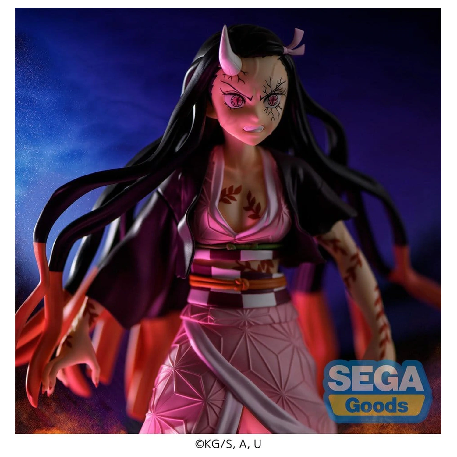 Demon Slayer: Kimetsu no Yaiba FIGURIZMa PVC Figur Nezuko Kamado Demon Form Advancing Ver. (Neuauflage) 21 cm Produktfoto