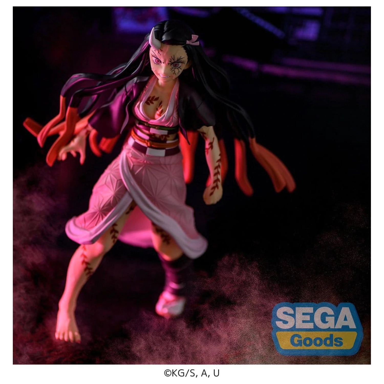 Demon Slayer: Kimetsu no Yaiba FIGURIZMa PVC Figur Nezuko Kamado Demon Form Advancing Ver. (Neuauflage) 21 cm Produktfoto