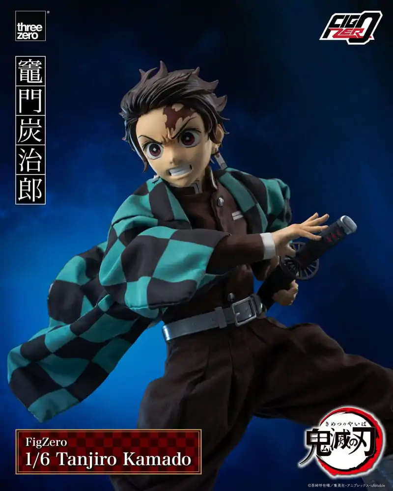 Demon Slayer Kimetsu no Yaiba FigZero Actionfigur 1/6 Tanjiro Kamado 27 cm termékfotó