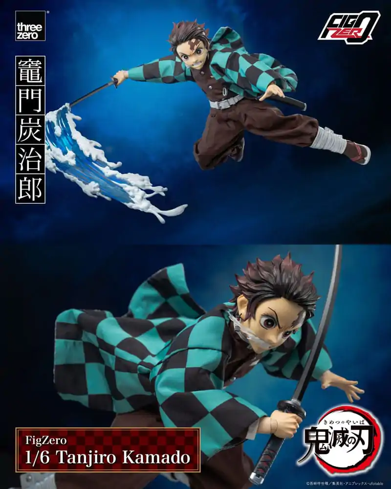 Demon Slayer Kimetsu no Yaiba FigZero Actionfigur 1/6 Tanjiro Kamado 27 cm termékfotó