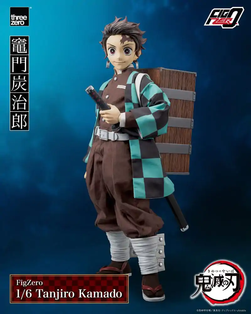 Demon Slayer Kimetsu no Yaiba FigZero Actionfigur 1/6 Tanjiro Kamado 27 cm termékfotó