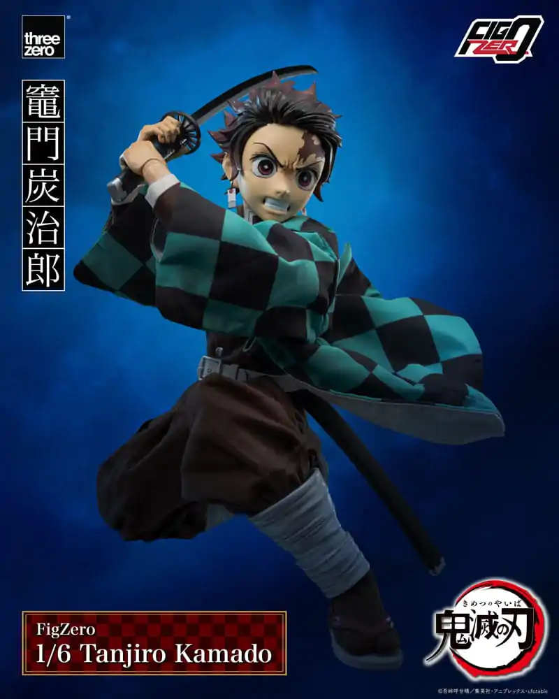 Demon Slayer Kimetsu no Yaiba FigZero Actionfigur 1/6 Tanjiro Kamado 27 cm termékfotó