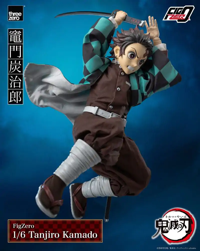 Demon Slayer Kimetsu no Yaiba FigZero Actionfigur 1/6 Tanjiro Kamado 27 cm termékfotó