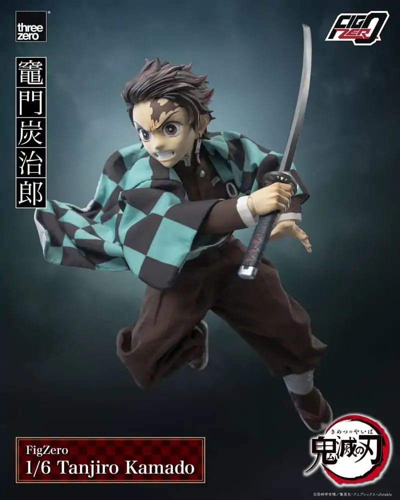 Demon Slayer Kimetsu no Yaiba FigZero Actionfigur 1/6 Tanjiro Kamado 27 cm termékfotó