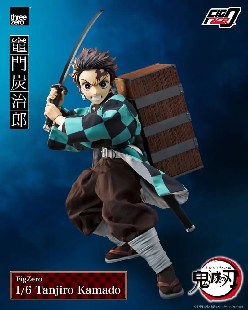 Demon Slayer Kimetsu no Yaiba FigZero Actionfigur 1/6 Tanjiro Kamado 27 cm termékfotó