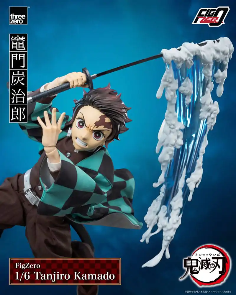 Demon Slayer Kimetsu no Yaiba FigZero Actionfigur 1/6 Tanjiro Kamado 27 cm termékfotó