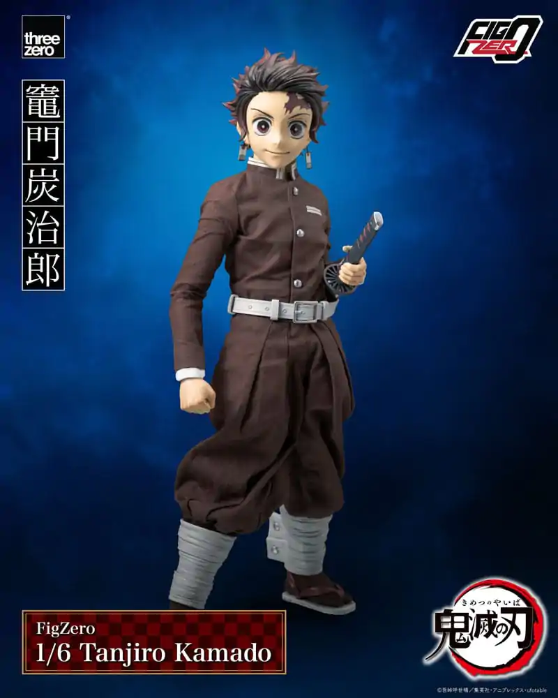 Demon Slayer Kimetsu no Yaiba FigZero Actionfigur 1/6 Tanjiro Kamado 27 cm termékfotó