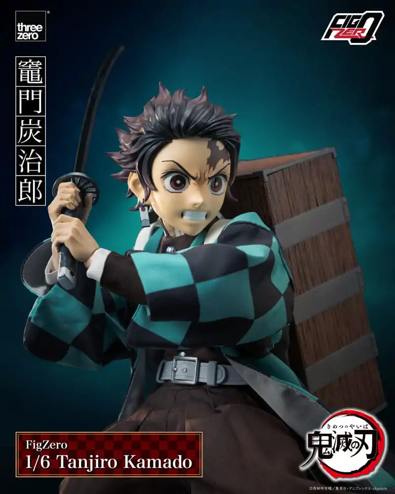 Demon Slayer Kimetsu no Yaiba FigZero Actionfigur 1/6 Tanjiro Kamado 27 cm termékfotó