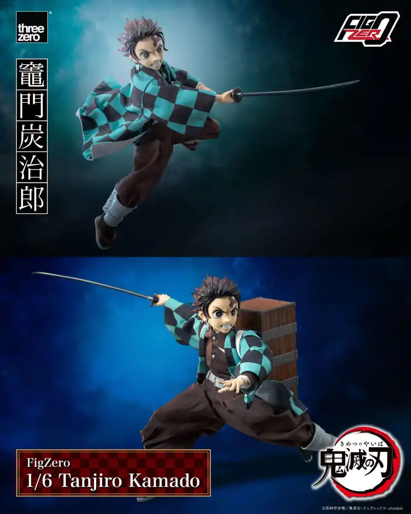 Demon Slayer Kimetsu no Yaiba FigZero Actionfigur 1/6 Tanjiro Kamado 27 cm termékfotó