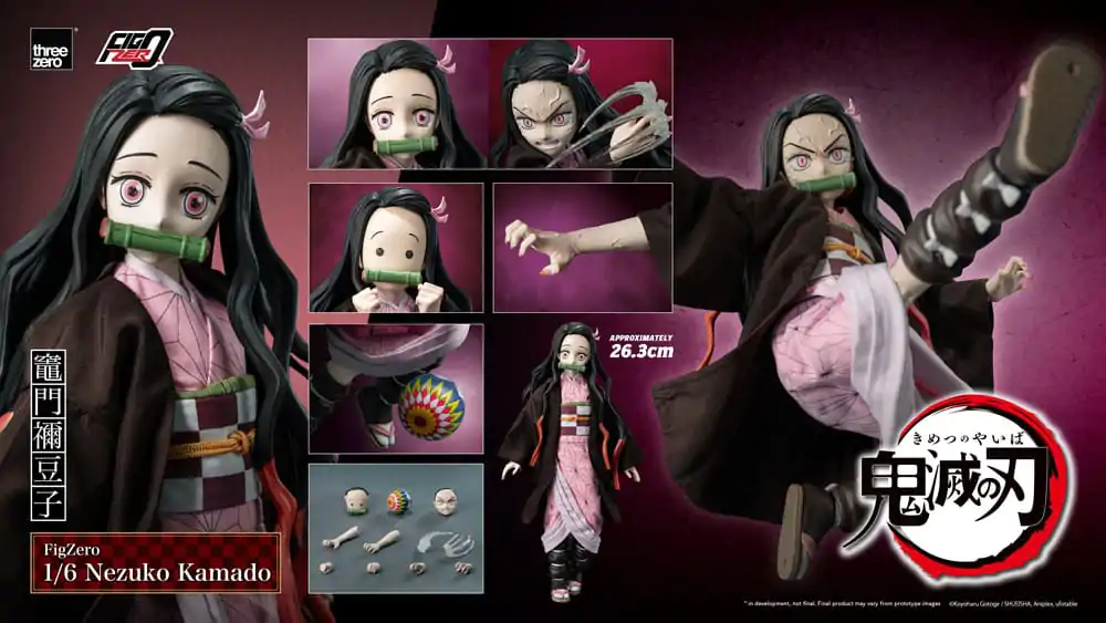 Demon Slayer: Kimetsu no Yaiba FigZero Action Figur 1/6 Nezuko Kamado 26 cm Produktfoto