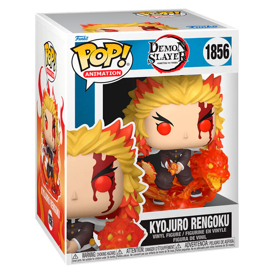 Demon Slayer: Kimetsu no Yaiba Funko POP! Animation Vinyl Figur Kyojuro Rengoku 9th form Exclusive 9 cm Produktfoto