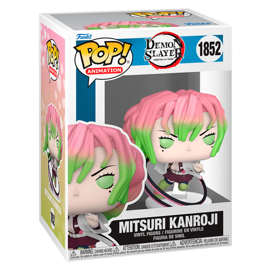 Demon Slayer: Kimetsu no Yaiba Funko POP! Animation Vinyl Figur Mitsuri (Attack) 9 cm Produktfoto