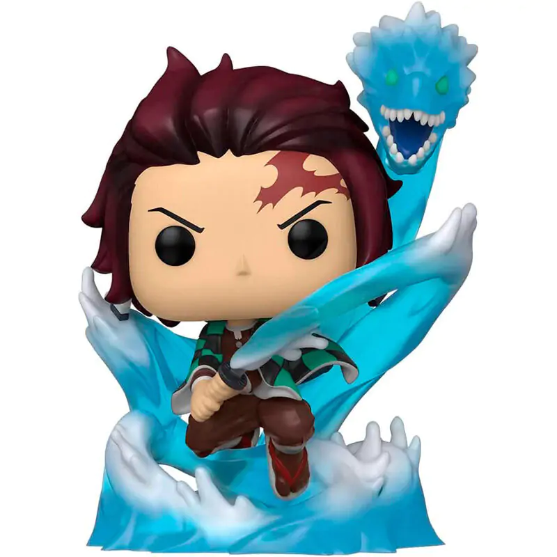 Demon Slayer: Kimetsu no Yaiba Funko POP! Animation Vinyl Figuren Tanjro W/ Dragon(GW/TRL) 9 cm termékfotó