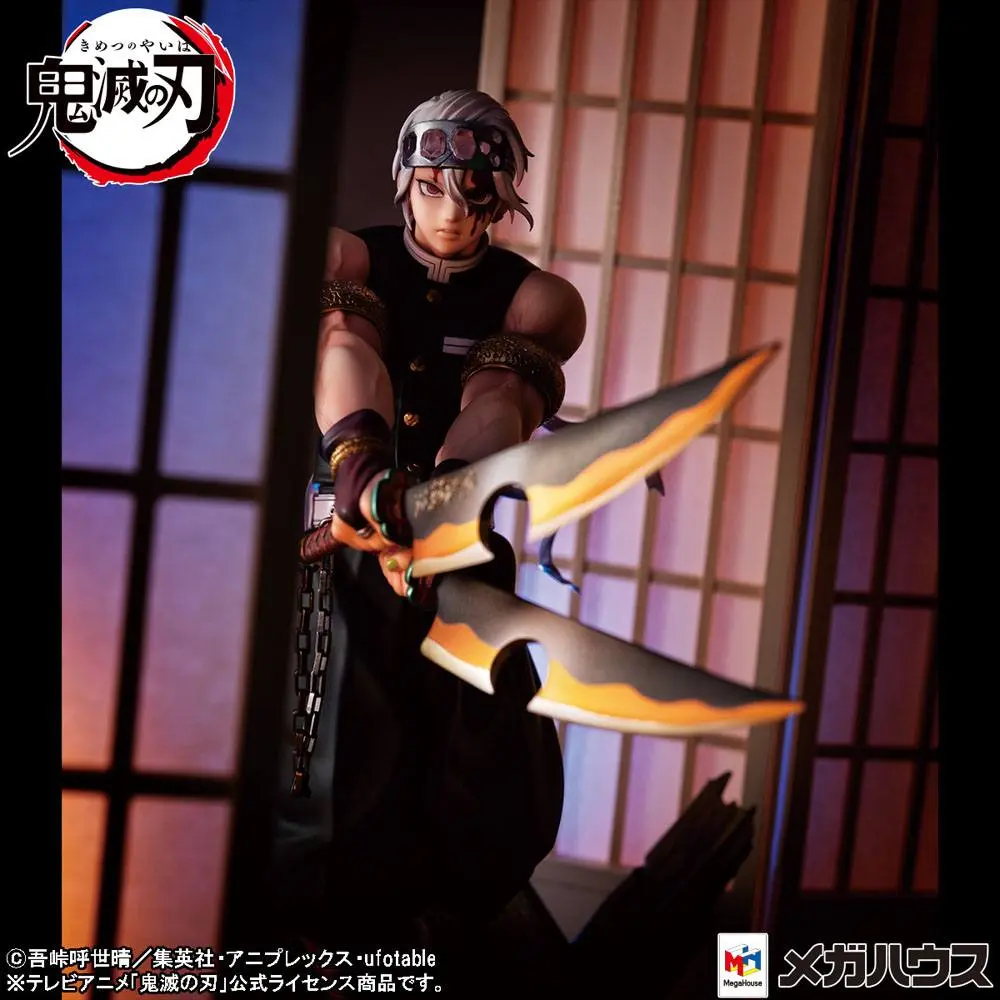 Demon Slayer Kimetsu no Yaiba G.E.M. PVC Statue 1/8 Tengen Uzui 23 cm termékfotó