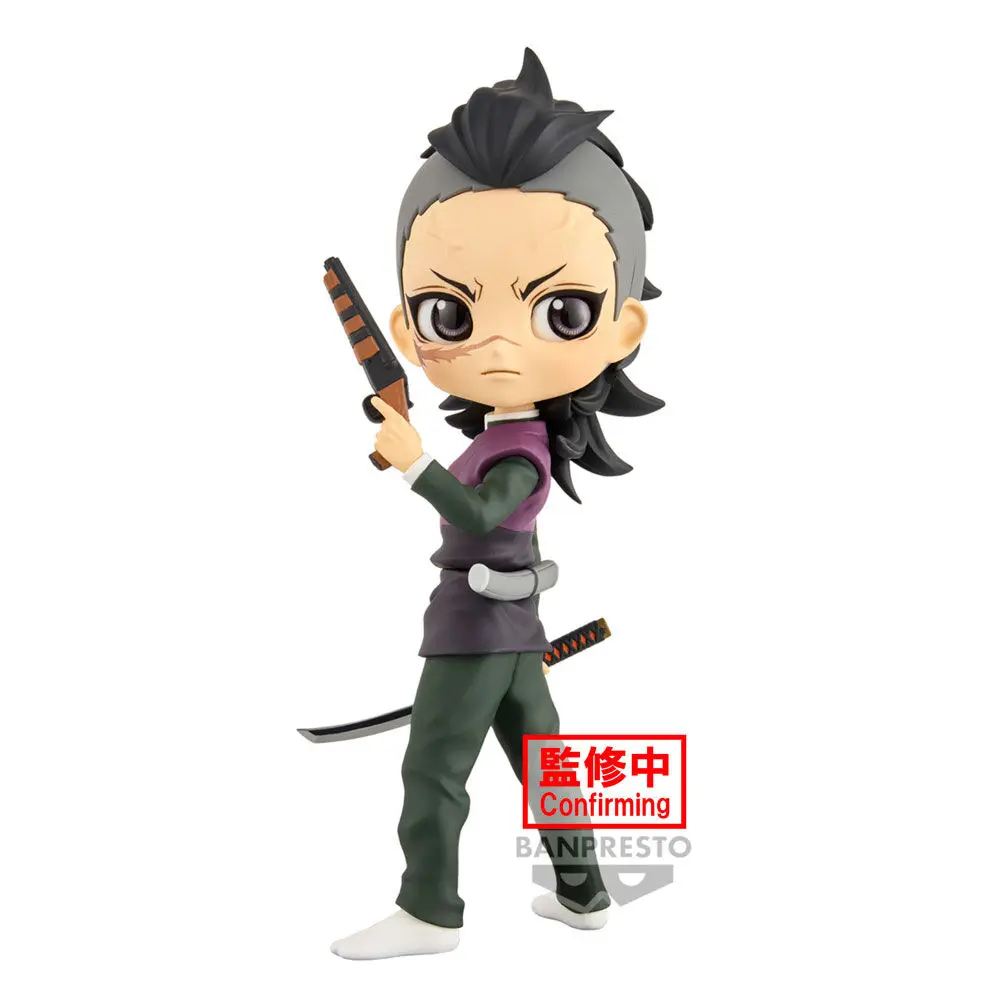 Demon Slayer Kimetsu no Yaiba Genya Shinazugawa Q posket Figur 14cm termékfotó