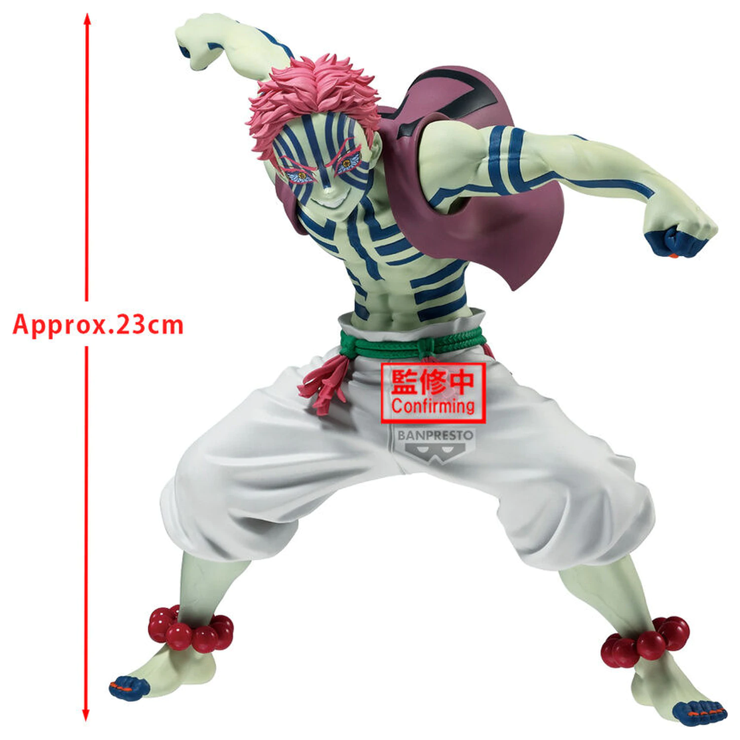 Demon Slayer Kimetsu no Yaiba Grandista Akaza II Figur 23cm Produktfoto
